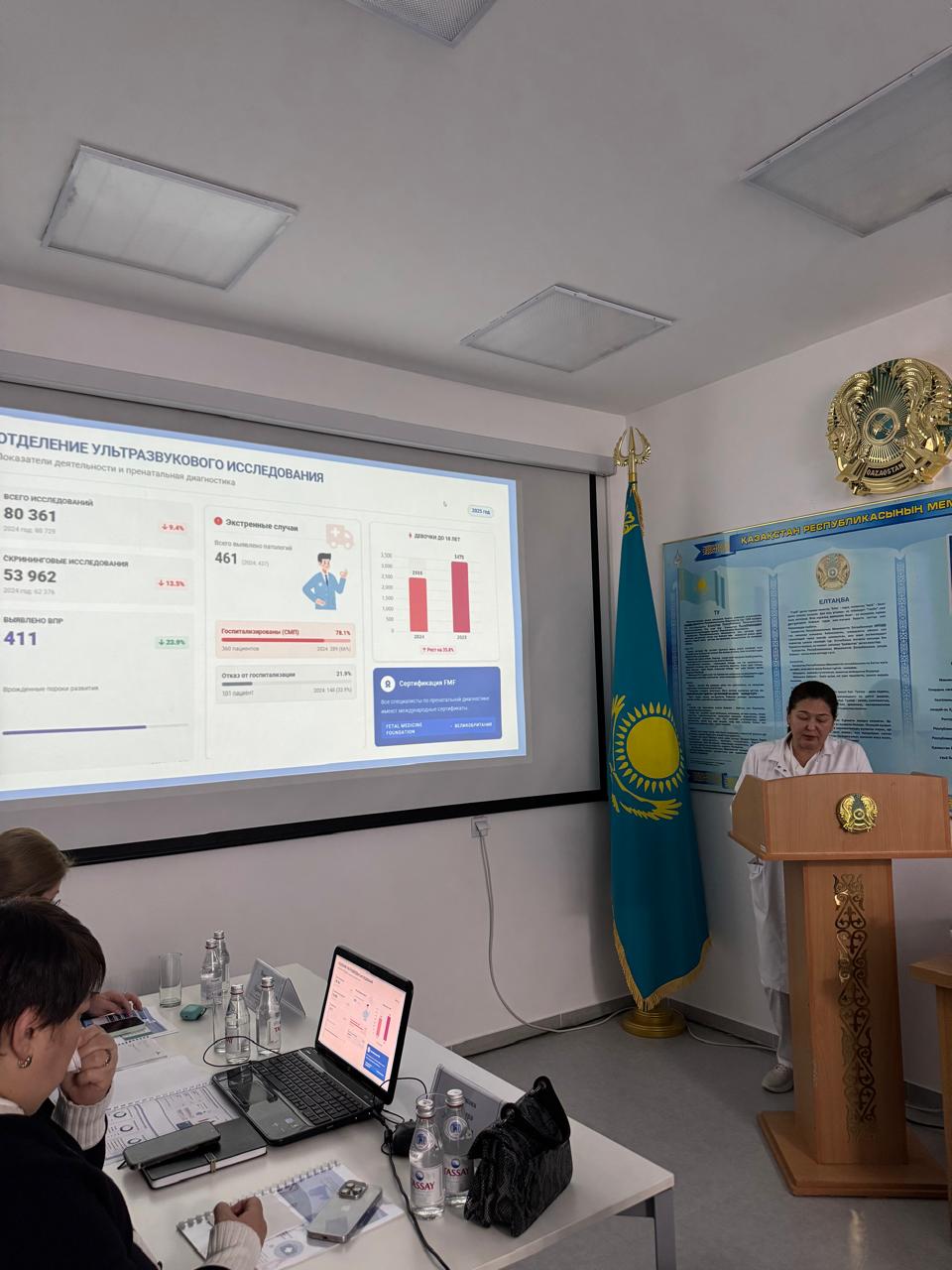 20 января 2026 года в рамках рабочего заседания КГП на ПХВ «Городской центр репродукции человека» был заслушан развернутый доклад директора Центра Кошкимбаевой Г.Д. об итогах деятельности за 2025 год.
